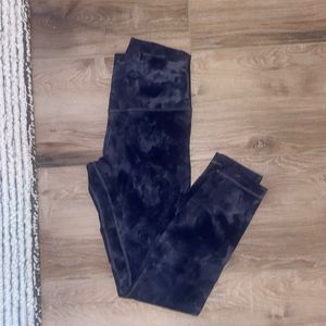 Tie dye Lululemon leggings